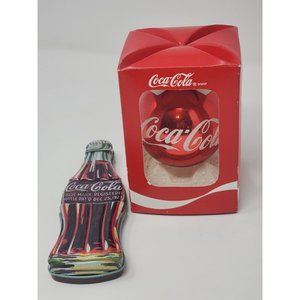 Vintage 1998‎ Kurt Adler Coca Cola Polar Bear Ornament Vintage 1996 CocaCola Tin